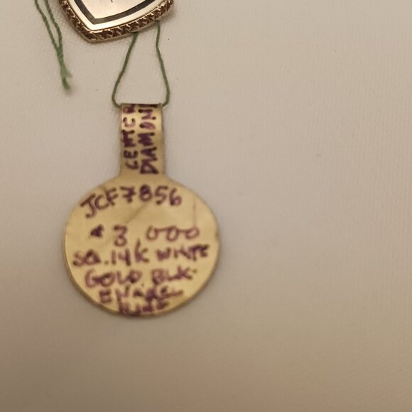 Gorgeous 14K White Gold Cufflinks – Diamonds – Jeweler’s Tag - $3,000 – Vintage - Picture 2 of 10